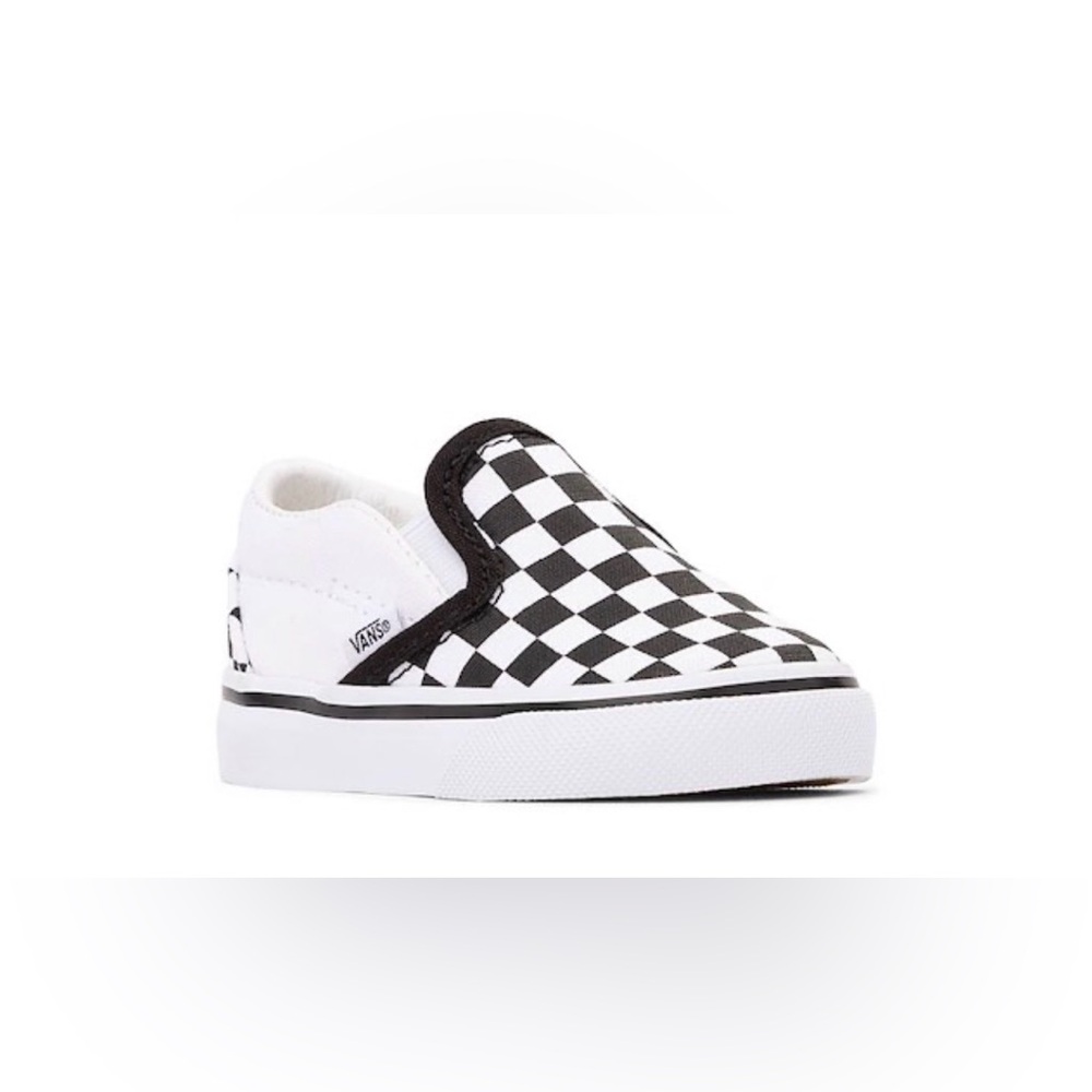 Toddler Black & White Checkerboard Vans
